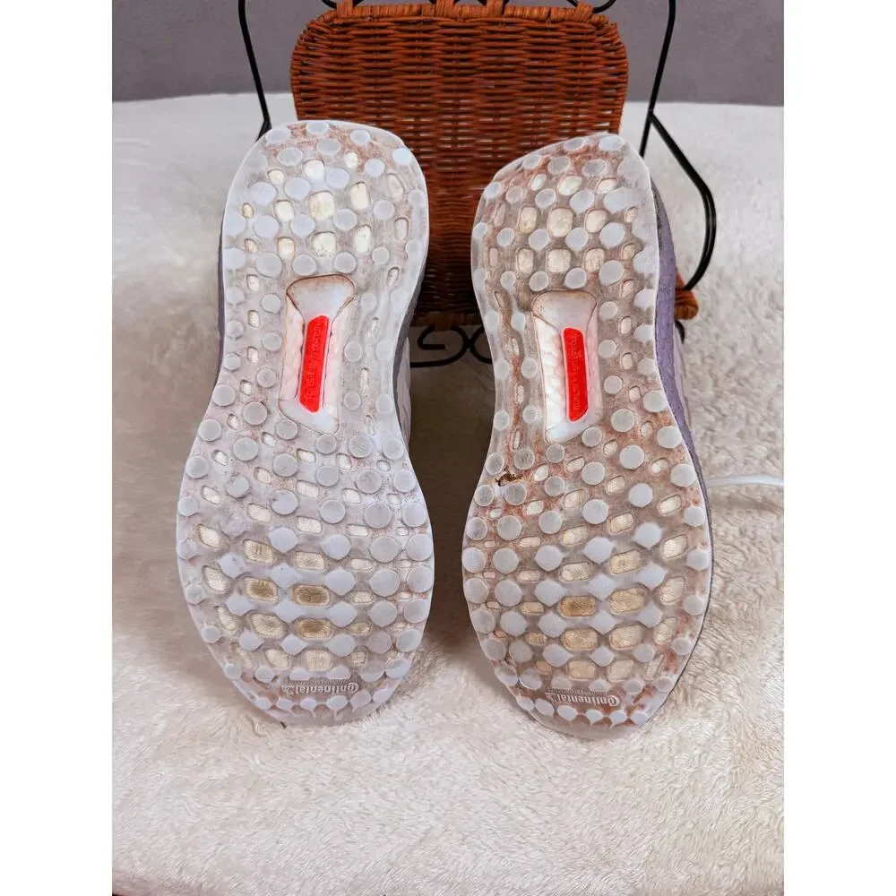 adidas UltraBoost Women’s Size 7 White Lavender Purple Boost Running Shoes